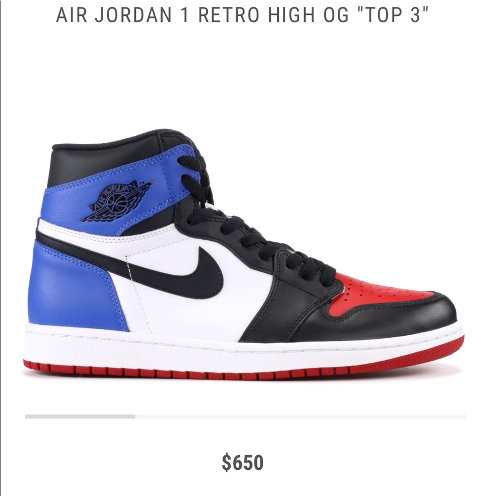 COPY - AIR JORDAN 1 RETRO HIGH OG "TOP 3"